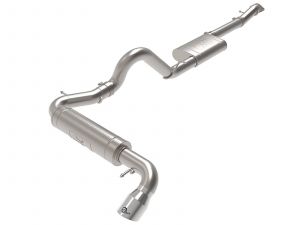 aFe Power Apollo GT Series 3in Stainless Steel Cat-Back Exhaust System w/ Polished Tip for 21-25 Ford Bronco with L4-2.3L (t) / V6-2.7L (tt) Engine 49-43136-P
