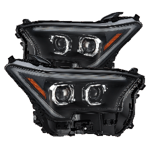 AlphaRex Projector Headlights Black for 2024 Toyota Tacoma 880329