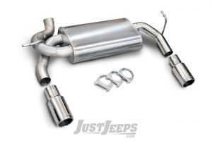 Corsa Performance Dual Exhaust Axle Back System For 2007-18 Jeep Wrangler JK 2 Door & Unlimited 4 Door Models 24412