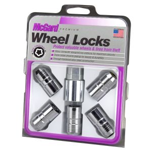 McGard Chrome Cone Seat Wheel Locks (1/2" - 20 Thread Size) - Set of 5 Locks 24538