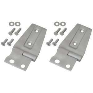 Kentrol Stainless Steel Hood Hinges in Paintable Finish for 07-18 Jeep Wrangler JK, JKU 40572