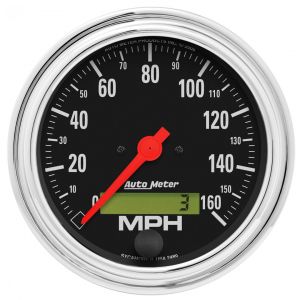 Auto Meter 3 3/8" Diameter In-Dash Electronic Programmable Speedometer (up to 160 MPH) 2489