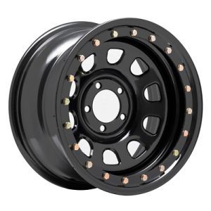 Pro Comp Series 252 Street Lock Wheel 15x8 With 5 On 5.50 Bolt Pattern & 3.75 Backspace In Flat Black 252-5885F