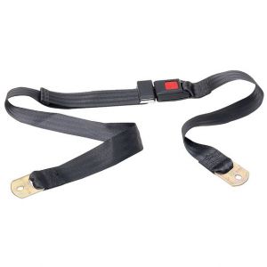Seatbelt Solutions 2 Point Non-Retractable Lap Belt with Push-Button Buckle 132460-