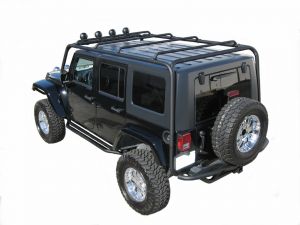 TrailFX Roof Rack for 07-18 Jeep Wrangler JK Unlimited J029T