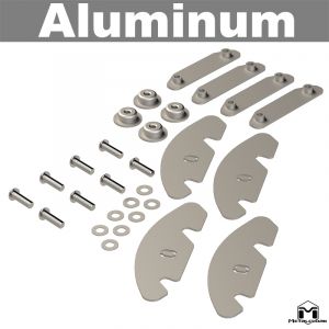 MetalCloak Generic Corner Guard Flare Adapter Kit, Aluminum, TJ/LJ 2910-AL