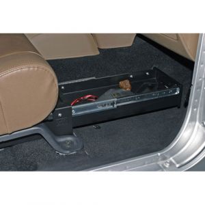 Tuffy Products Conceal Carry Passenger Underseat Security Drawer In Black For 2007-18 Jeep Wrangler JK 2 Door & Unlimited 4 Door Models 293-01