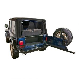 Tuffy Products Security Tailgate Enclosure In Black For 1997-06 Jeep Wrangler TJ Models 296-01