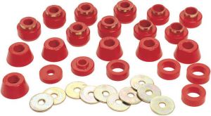 Energy Suspension Body Cab Mount Set in Red For 87-95 Jeep Wrangler YJ 2.4105R