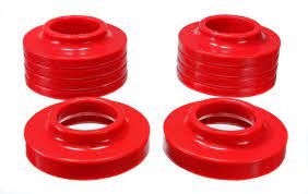 Energy Suspension Coil Spring Lift Isolator 1.75" Front or Rear Red For TJ 97-06 XJ 84-01 ZJ 93-98 2.6102R