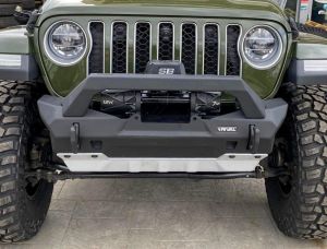 Rival 4x4 Front Modular (Aluminum) Winch Bumper for 07-24+ Jeep Wrangler JK, JL & Gladiator JT 2D-