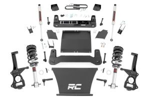 Rough Country 6 Inch Lift Kit Mono Leaf Rear M1 Struts/M1 For 22-24 Chevy Silverado 1500 21640