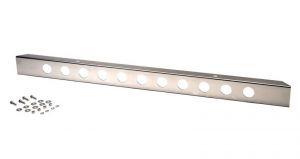 Kentrol 54" Front Bumper with Holes (Except License Plate Hole) for 55-86 Jeep CJ 30429WH
