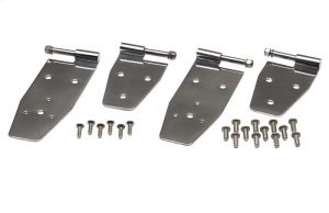 Kentrol Stainless Steel Full Door Hinges For 1994-95 Jeep Wrangler YJ (Polished) 30469