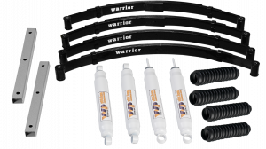 Warrior Products 3" Lift Kit w/ Shocks For 1987-95 Jeep Wrangler YJ 30631