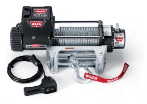 WARN 9.5xp Self-Recovery Winch (12V DC) 125' Wire Rope and Roller Fairlead 68500