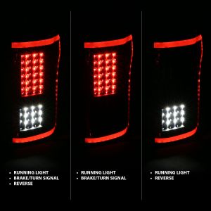 ANZO USA Led Taillights for 15-17 Ford F-150 311285