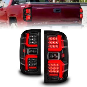 ANZO USA Tail Light Assembly for 14-18 Chevrolet Silverado 1500,15-19 Chevrolet Silverado 2500 HD,15-19 Chevrolet Silverado 3500 HD,15-19 GMC Sierra 3500 HD 311450