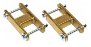 Warrior Products Leaf Spring Shackle Kit (Gold) For 76-95 Jeep CJ5, CJ7 & Wrangler YJ 314