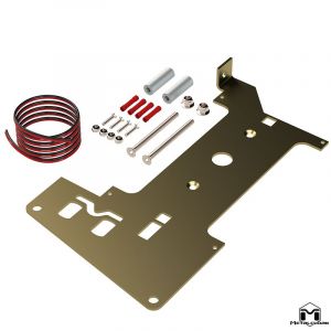 MetalCloak sPod Mount & Vacuum Pump Relocation Kit for 12-18 Jeep Wrangler JK, JKU 3151