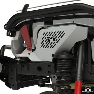 MetalCloak Fender to Grill Reinforcement Bracket Pair for 07-18 Jeep Wrangler JK, JKU 3201-