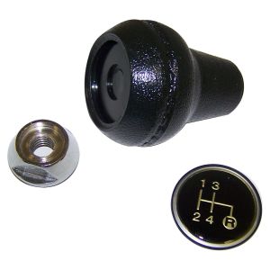 Crown Automotive Shift Knob Kt for 80-85 Jeep Cherokee, 80-83 Jeep CJ5, 80-86 Jeep CJ7, 80-84 Jeep J10, 80 Jeep J20, 80-84 Jeep Wagoneer, 81-86 Jeep Scrambler 3241067K