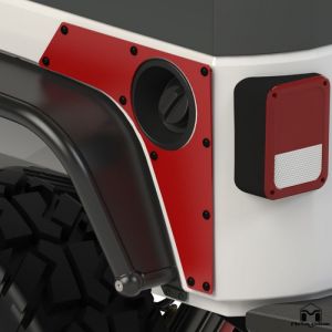 MetalCloak Rear ExoSkin Pair for 07-18 Jeep Wrangler JK, JKU 3413