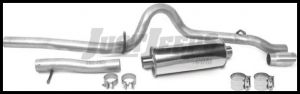DynoMax Cat Back Exhaust Stainless Steel High Clearance Kit For 2007-11 Jeep Wrangler JK 2 Door Models 39464