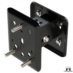 MetalCloak SportGate Tire Carrier 4.75 to 6.45 BS Tire Mount for 07-18 Jeep Wrangler JK, JKU 3953