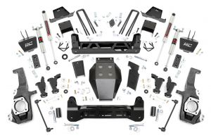 Rough Country 7 Inch Lift Kit Torsion Drop M1 w/ Overloads For 20-25 Chevy/GMC 2500HD/3500HD 111240
