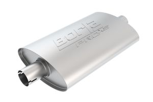 Borla ProXS Muffler 2.5" Center Inlet/ 2.5" Center Outlet 4" x 9.5" Oval 14" Long Body 19" Overall Length 400496