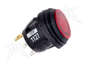 RIGID Industries 2 Position (On/Off) Rocker Switch Red Single 40191
