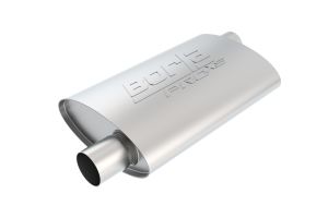 Borla ProXS Muffler 2.5" Offset Inlet/ 2.5" Offset Outlet 4" x 9.5" Oval 14" Long Body 19" Overall Length 40352