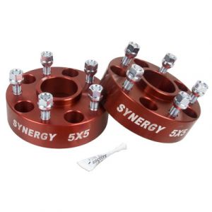 Synergy MFG Hub Centric Wheel Spacers 5 X 5 & 1.75" Thick For 2007-18 Jeep Wrangler JK 2 Door & Unlimited 4 Door Models & Grand Cherokee WJ 4113-5-50-H
