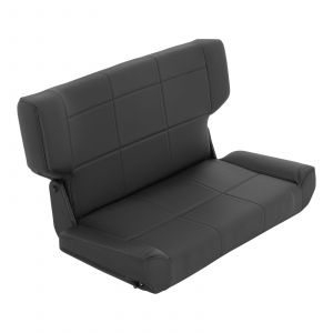 SmittyBilt Rear Seat Fold & Tumbl Style In Black Denim For 1997-02 Jeep Wrangler TJ 41515
