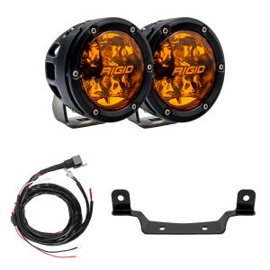 RIGID Industries Razor 360-Series Amber PRO Grille Light Kit for selected Polaris models 41651