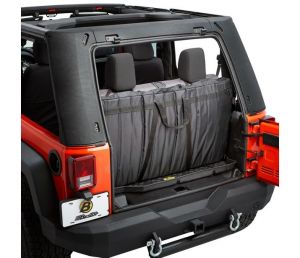 BESTOP Window Storage Portfolio Bag For 2007-18 Jeep Wrangler JK 2 Door & Unlimited 4 Door Models with Trektop Pro Soft Top 4281101