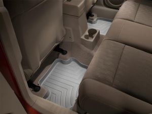 WeatherTech Rear Floor Liner In Grey For 2007+ Jeep Patriot & Jeep Compass Models 460862