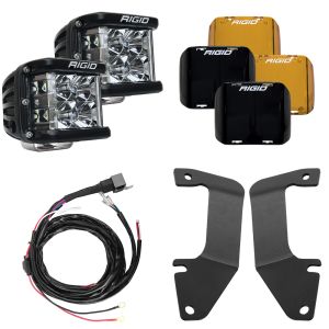 RIGID Industries A-Pillar Light Kit Includes D-SS Flood for 14-20 Toyota Tundra 46705