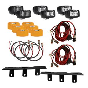 RIGID Industries Mod Bumper Triple SR-M Fog Light Kit for 21-22 Ford Bronco 46731