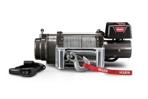 WARN M15000 24V Winch With 90' Wire Rope & Roller Fairlead 478022