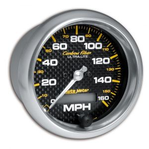 Auto Meter Carbon Fiber Series 3 3/8" Electronic Speedometer 4789