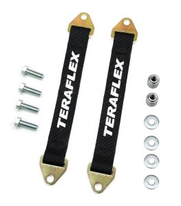 TeraFlex Front Limiting Strap Kit 15 1/8" For 2007-18 Jeep Wrangler JK 2 Door & Unlimited 4 Door 4853155