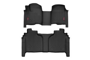 Rough Country Floor Mats FR & RR OV Hump Crew For 19-24 Chevy/GMC 1500/2500HD/3500HD M-21613