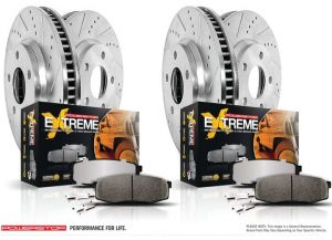 Power Stop Z36 Front & Rear Truck & Tow Brake Kit for 18-25+ Jeep Wrangler JL, JLU Sport & Sport-S (BRY) K7939-36