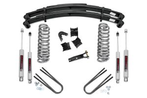 Rough Country 4 Inch Lift Kit Rear Springs For 1970-1976 Ford F-100 4WD 500-70-76.20