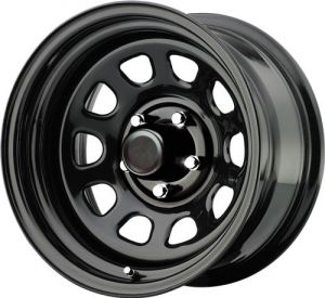 Pro Comp 51 Rock Crawler Series Wheel 15x10 With 5 On 4.50 Bolt Pattern & 3.75 Backspace In Gloss black 51-5165