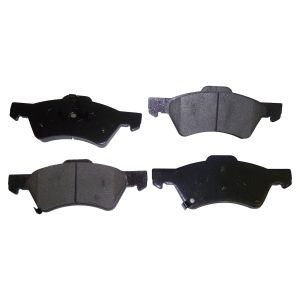 Crown Automotive Brake Pad Set for 01-02 Chrysler Grand Voyager, 01-04 Chrysler Town & Country, 01-04 Chrysler Voyager, 01-04 Dodge Caravan, 01-04 Dodge Grand Caravan 5101857AA