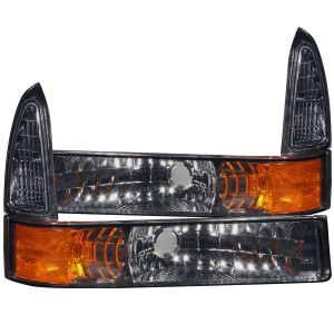 ANZO USA Parking Light Assembly for 99-04 Ford F-450 Super Duty,99-04 Ford F-550 Super Duty,00-04 Ford Excursion,99-04 Ford F-250 Super Duty,99-04 Ford F-350 Super Duty 511041