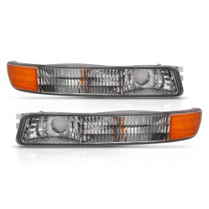 ANZO USA Crystal Parking Light for 99-06 GMC Sierra 1500,01-06 GMC Sierra 2500 HD,99-06 GMC Yukon,00-06 GMC Yukon XL 1500,00-06 GMC Yukon XL 2500 511084
